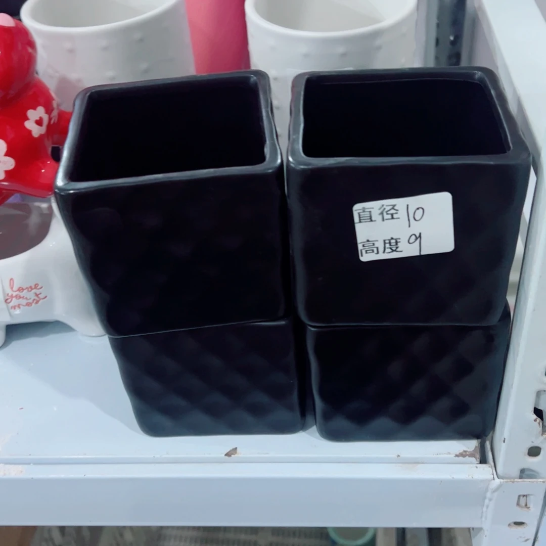 有孔，陶瓷花盆满10米包邮发货