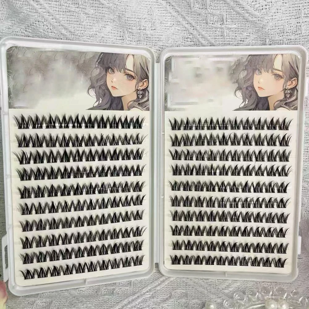 韩式新款大容量免胶自粘犬系假睫毛仿真可爱小奶狗超软睫毛书牙贴