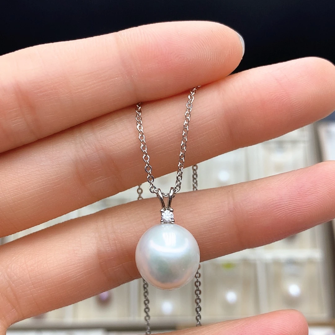 淡水珍珠吊坠(赠链)合金