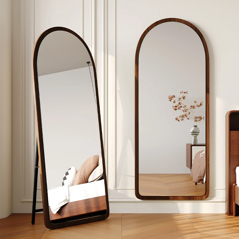 镜子家用女生房间全身镜2025新款穿衣镜落地式真实不变形试衣镜挂