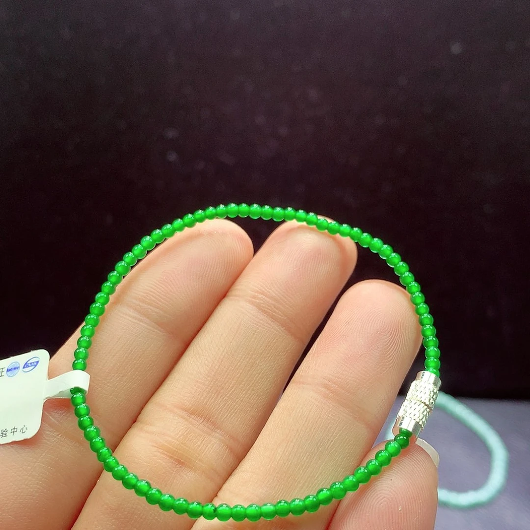 翡翠手链未镶嵌手链