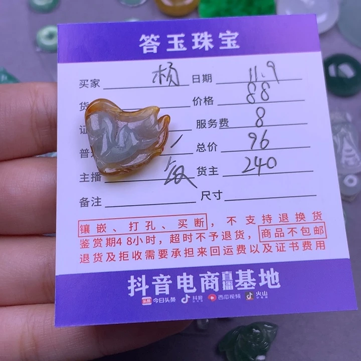 颈饰未镶嵌翡翠杨***g