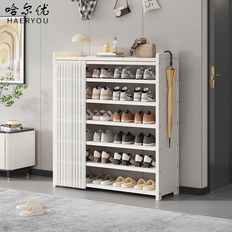 鞋柜多层家用大容量网红款入户门玄关收纳经济型耐用简易防尘鞋架