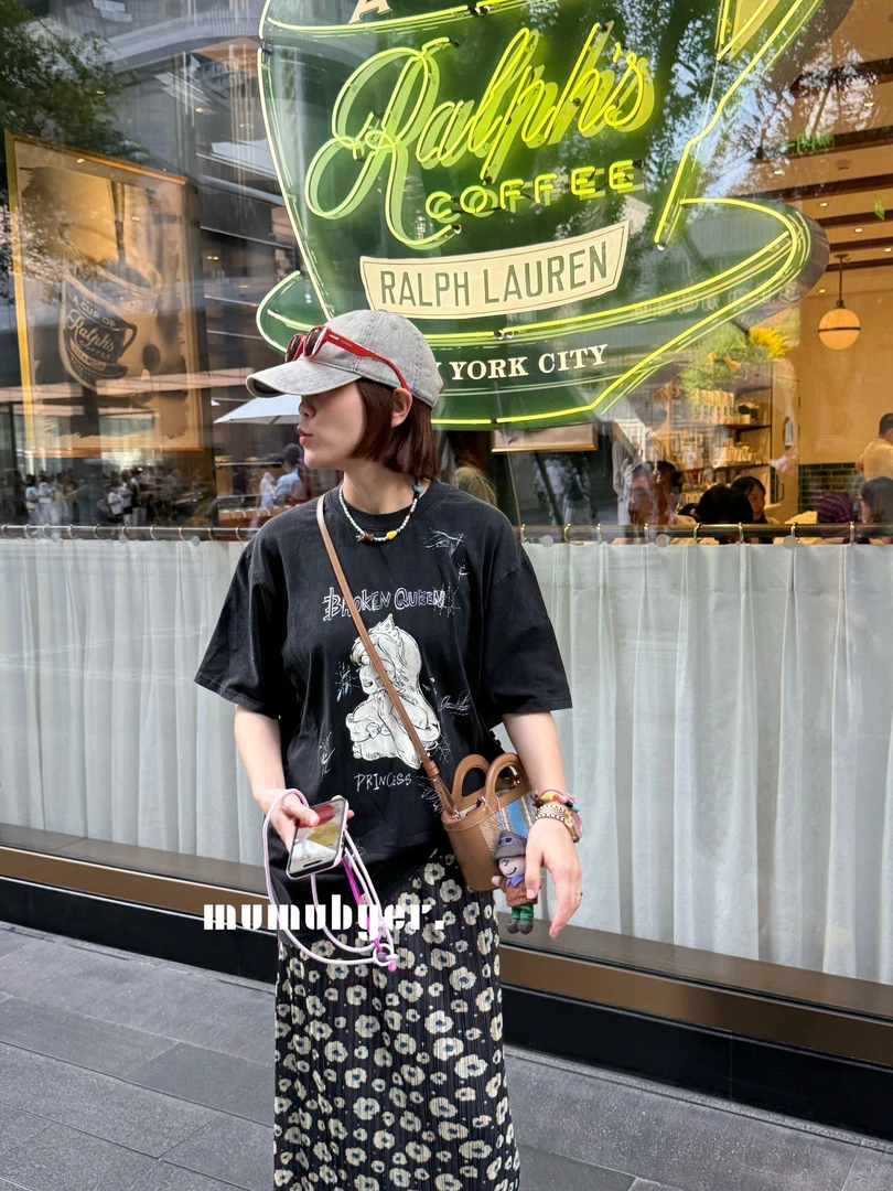 MUMUBYER •“破碎公主梦”重磅不厚！水洗白雪公主宽松T