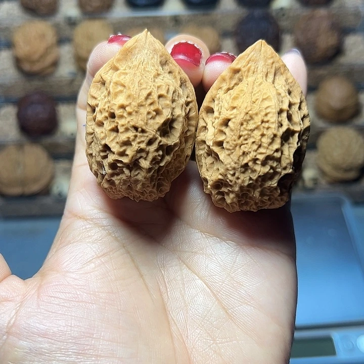 文玩核桃把件22号高桩尖嘴40尺