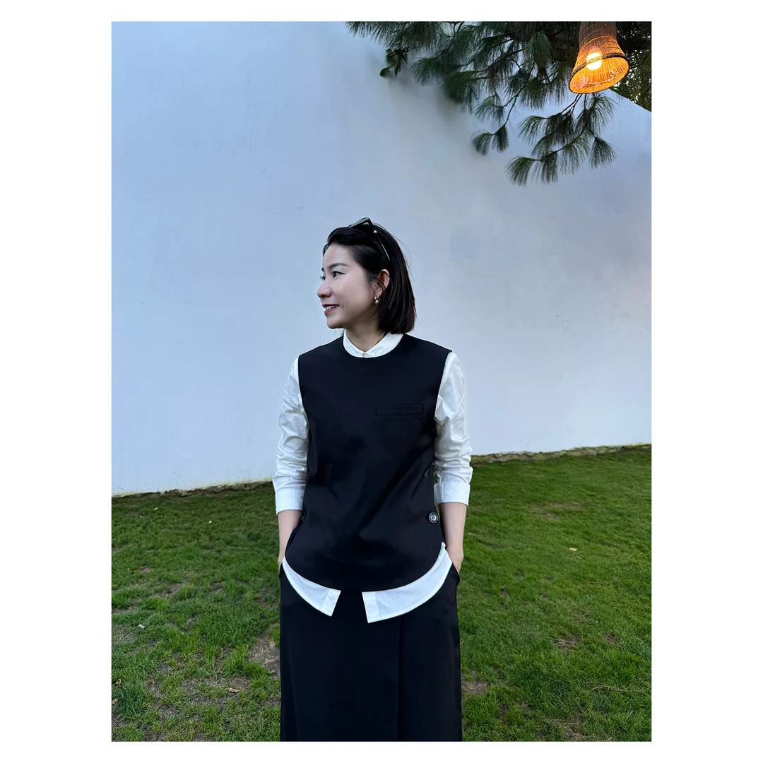 【经典永恒】设计感时尚休闲简约百搭舒适秋冬格纹复古马甲#441022