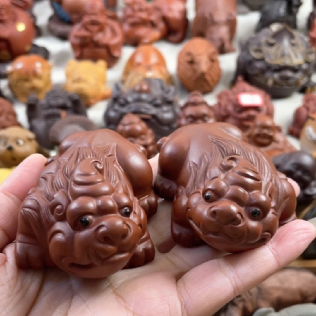 【闪购商品】紫砂茶宠世****漆紫砂貔貅