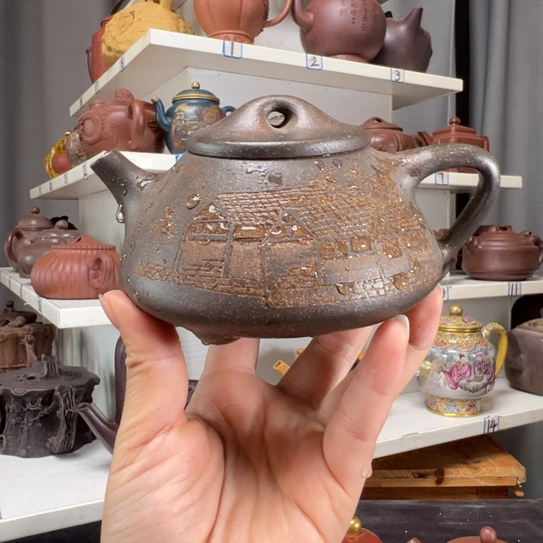 茶壶紫砂原矿紫砂壶