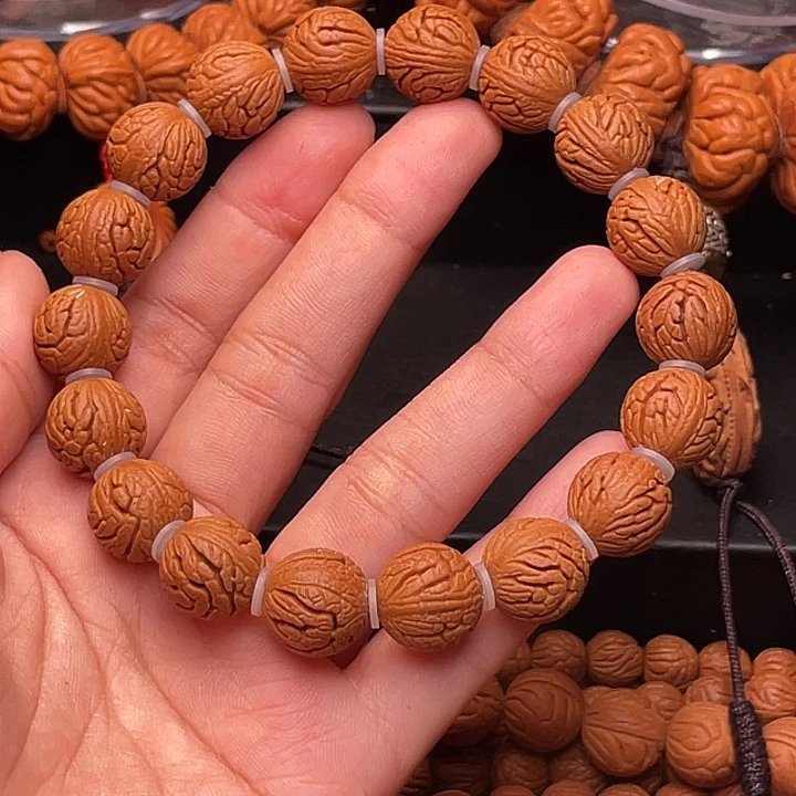 手串桃核精品绣球手串1.3
