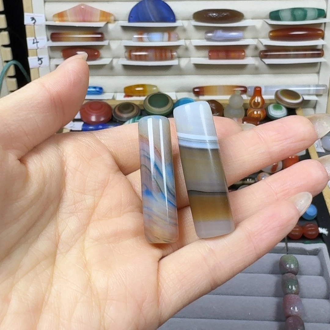 水***青玛瑙/玉髓未镶嵌天然玛瑙