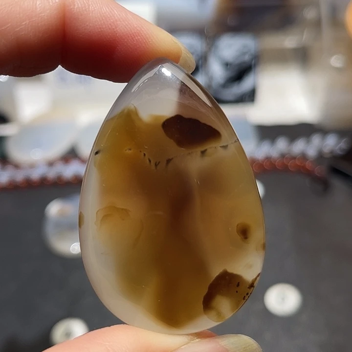 玛瑙/玉髓未镶嵌吊坠(不含链)