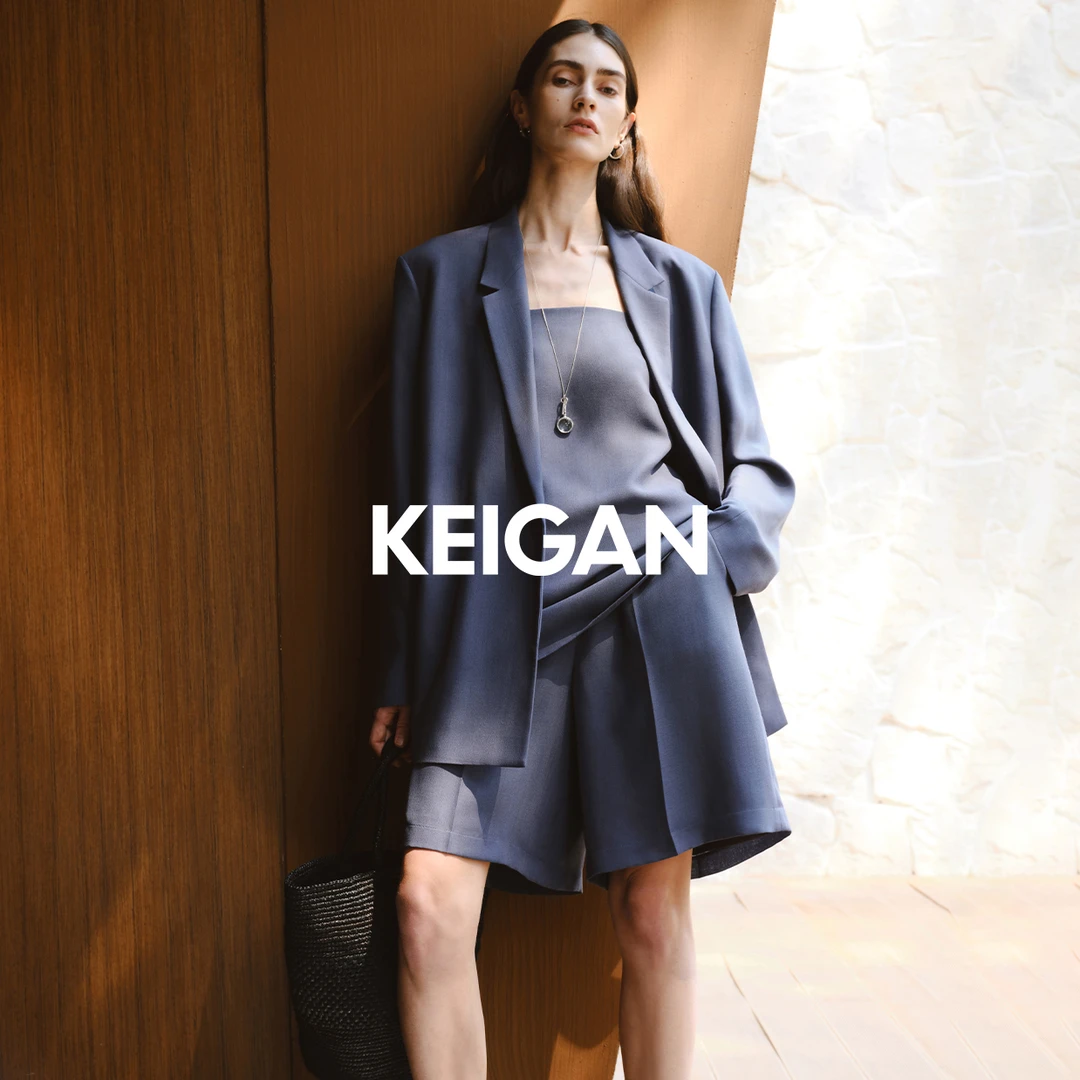 KEIGAN/开间气质轻奢短款时尚西服设计师职业上衣通勤显瘦休闲