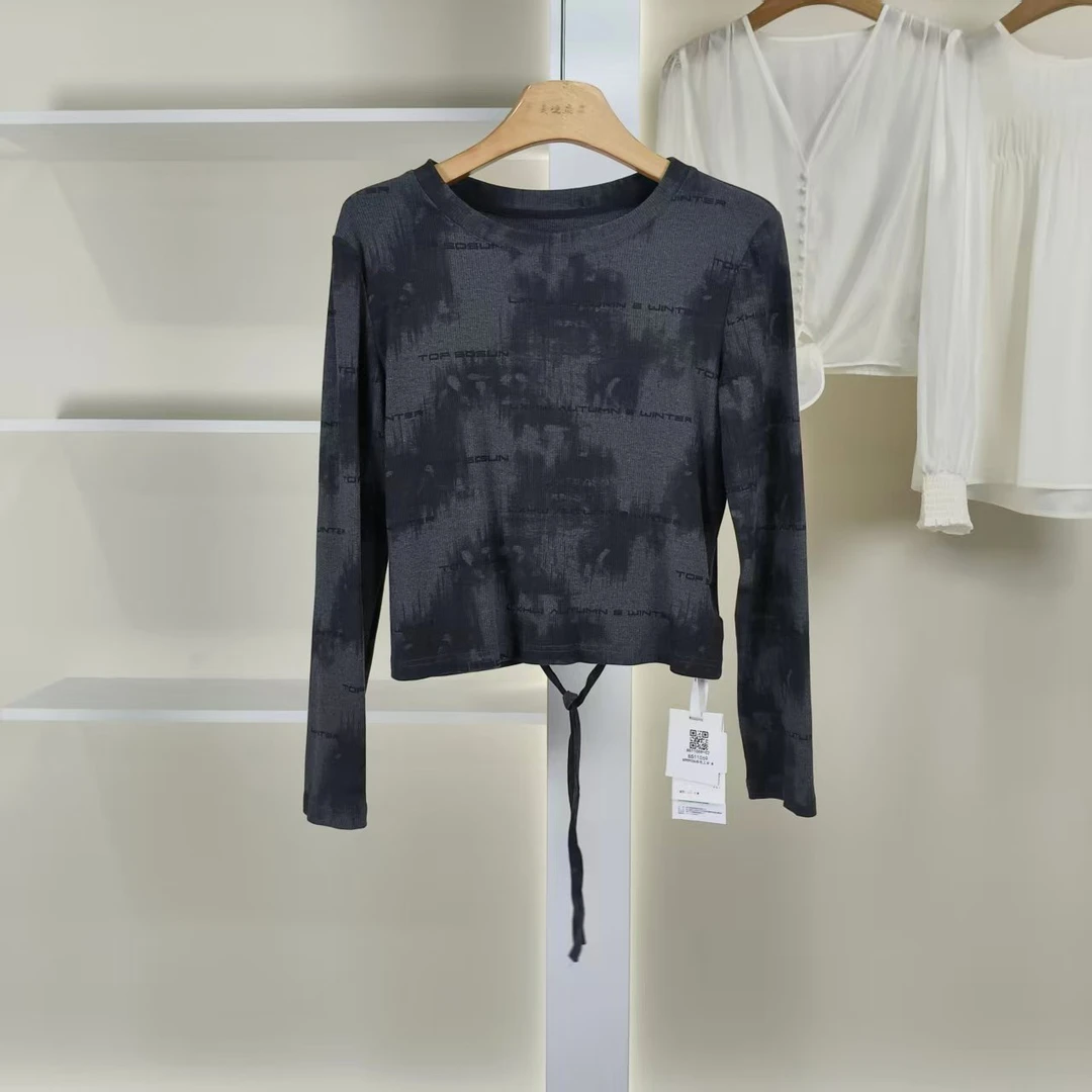 麦迪尚品【夕Y】50909336 简约修身针织上衣春秋女装专柜撤柜