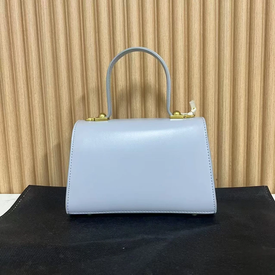 HM588  25新款时尚休闲蓝色单肩腋下手提包