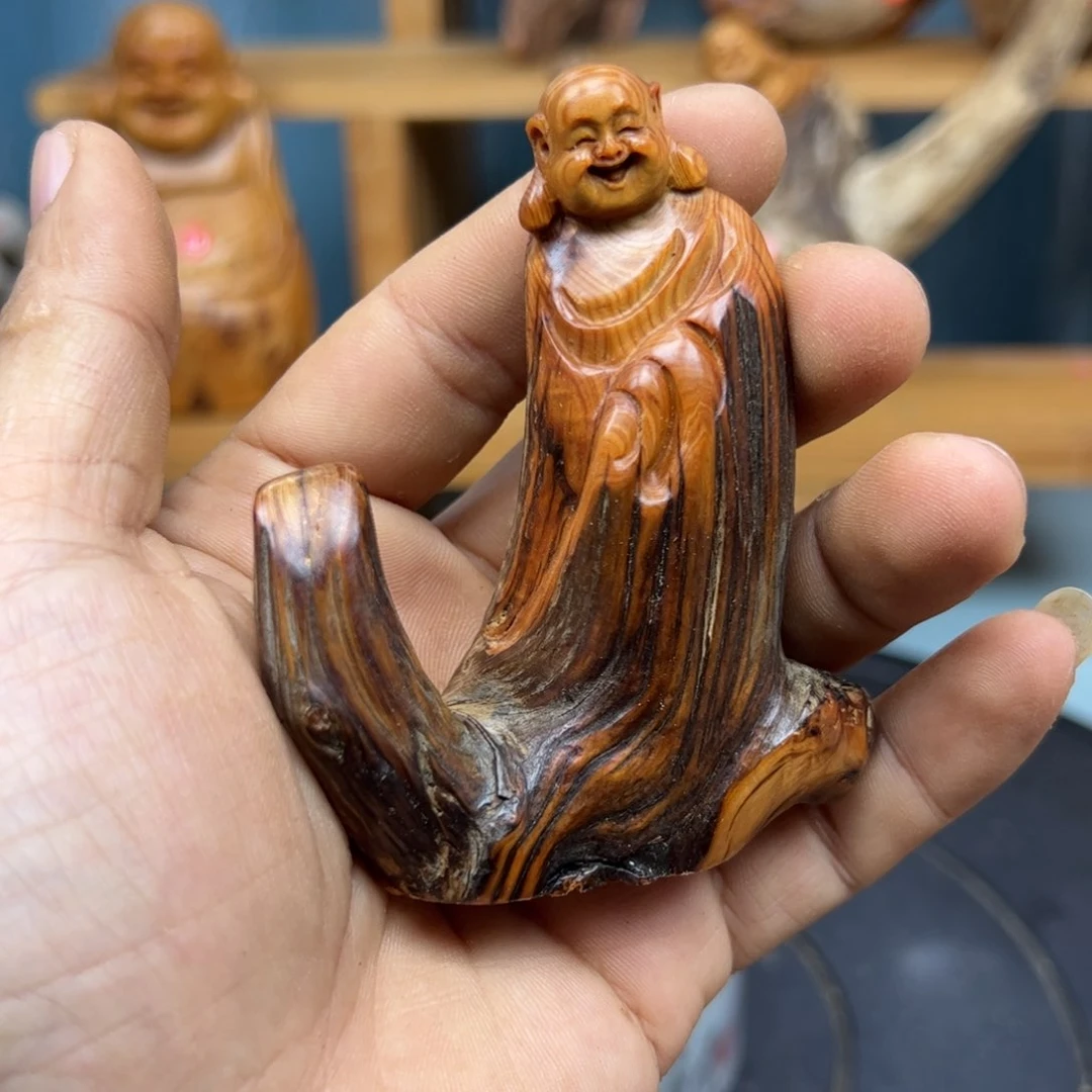 木松*崖柏木摆件手把件