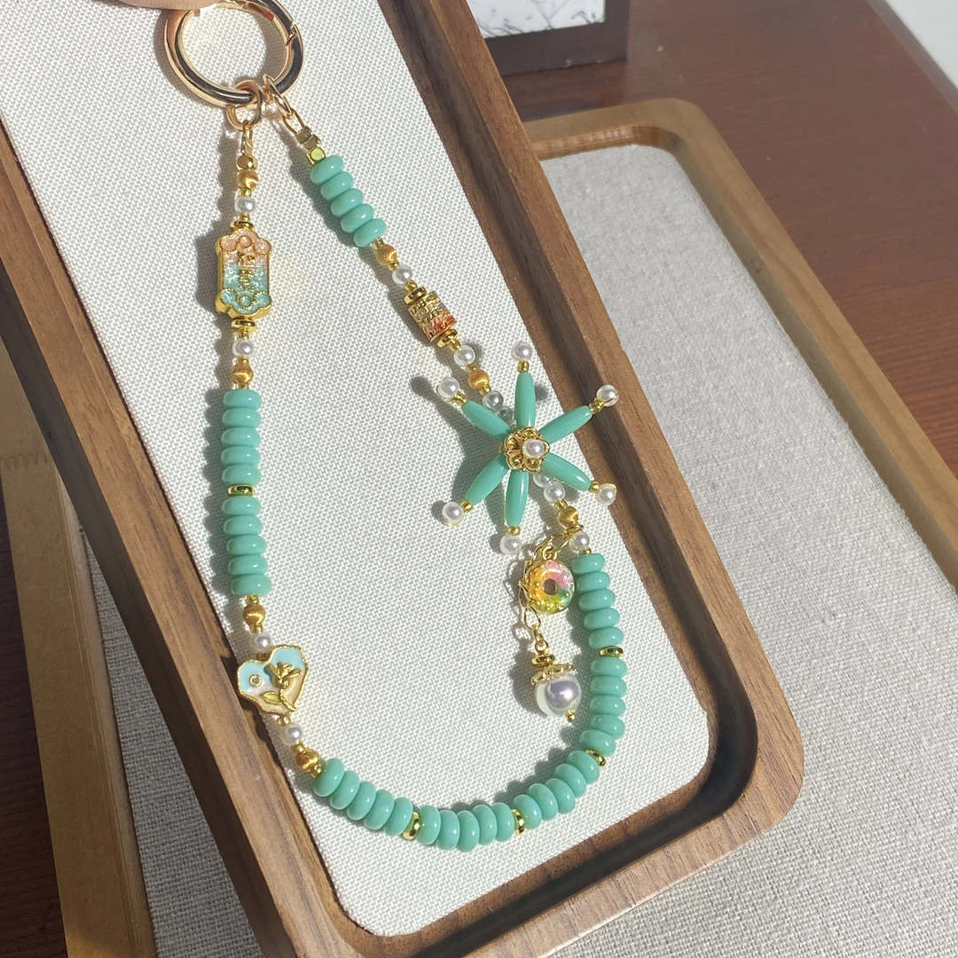 1886编码手机挂件创意手机链原创手工diy挂件挂链