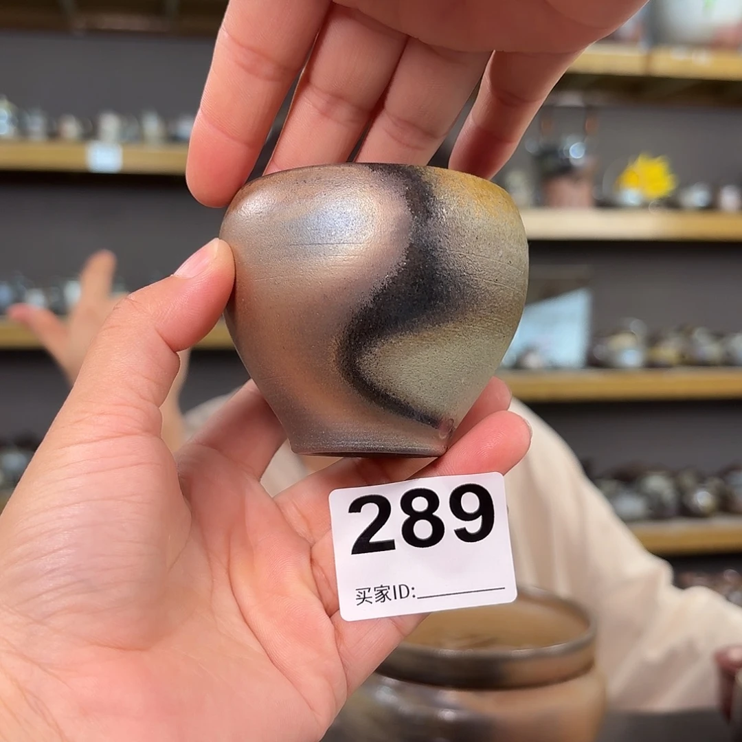 坭兴陶柴烧全手工原矿泥料杯