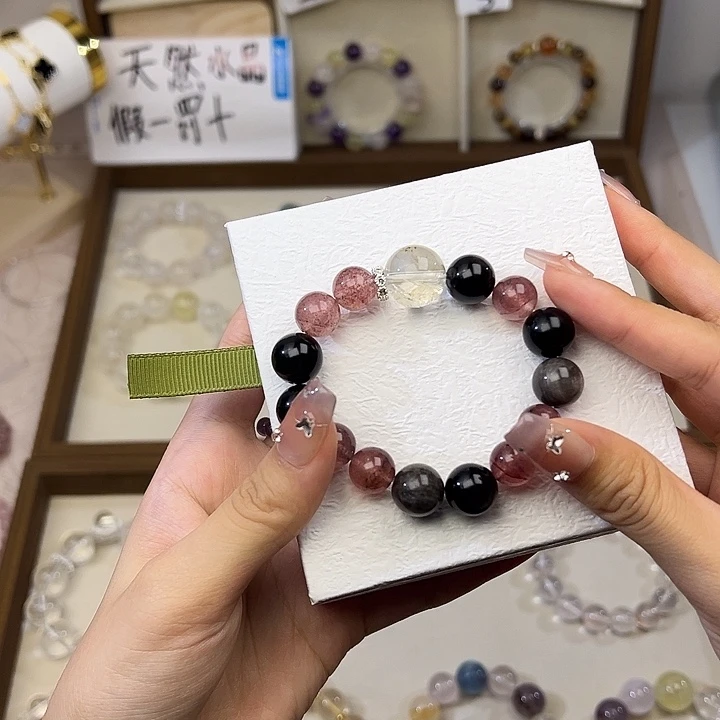 银S925镶嵌手链水晶