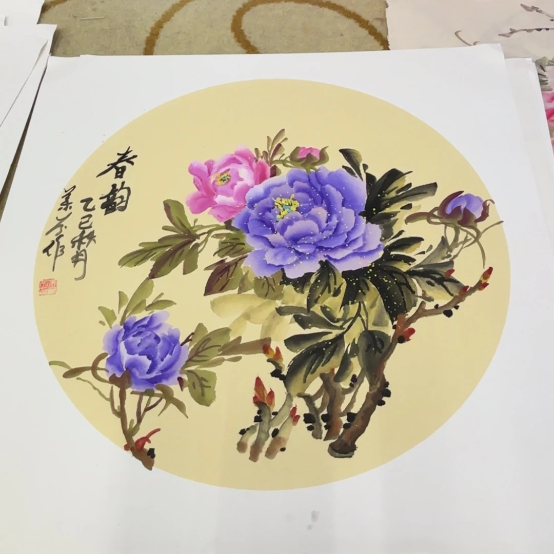 国画国画吴兰芬老师作品刘