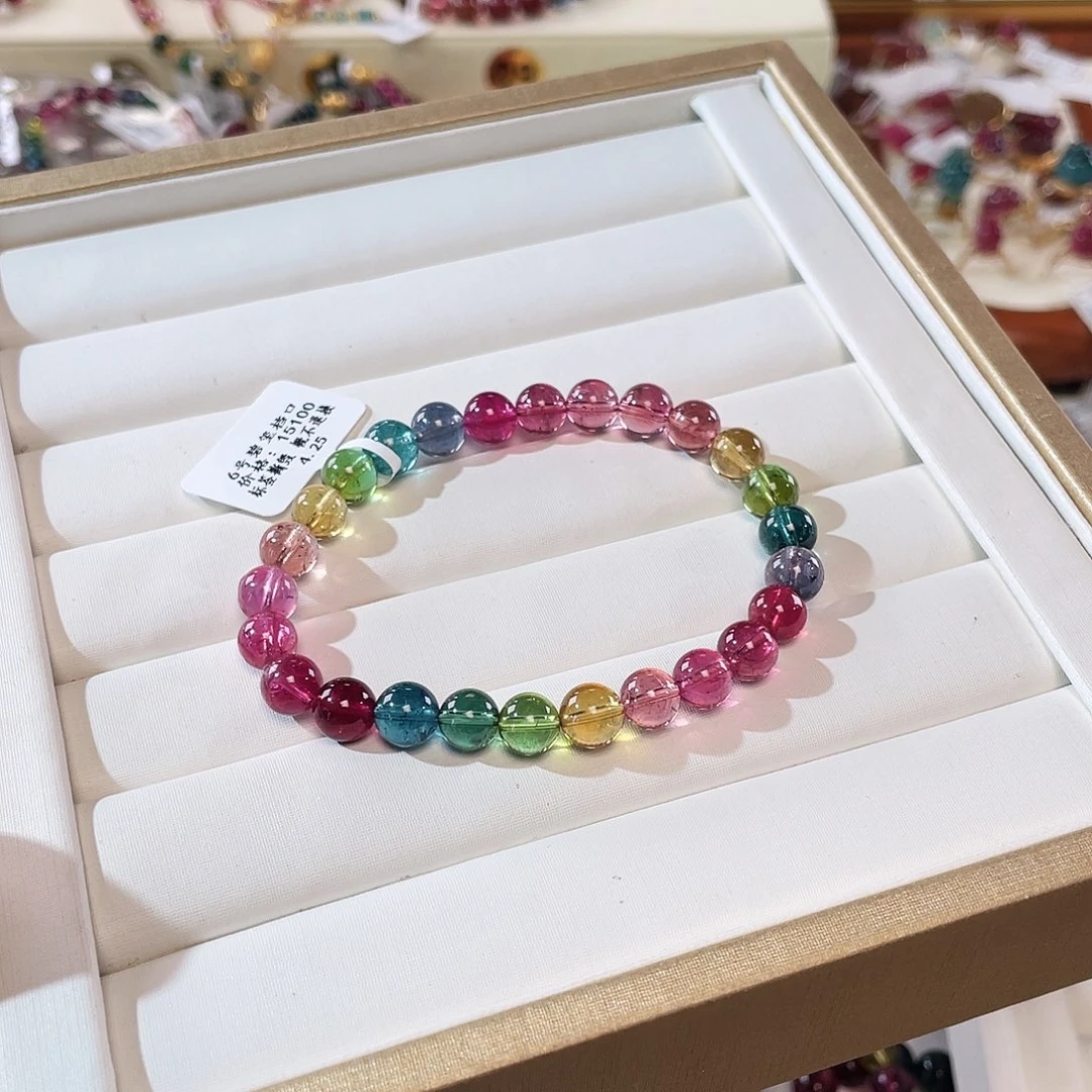 手链碧玺未镶嵌7mm