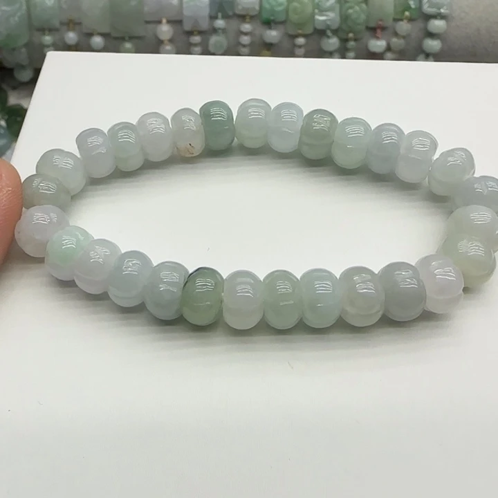 未镶嵌手链翡翠南瓜珠手串