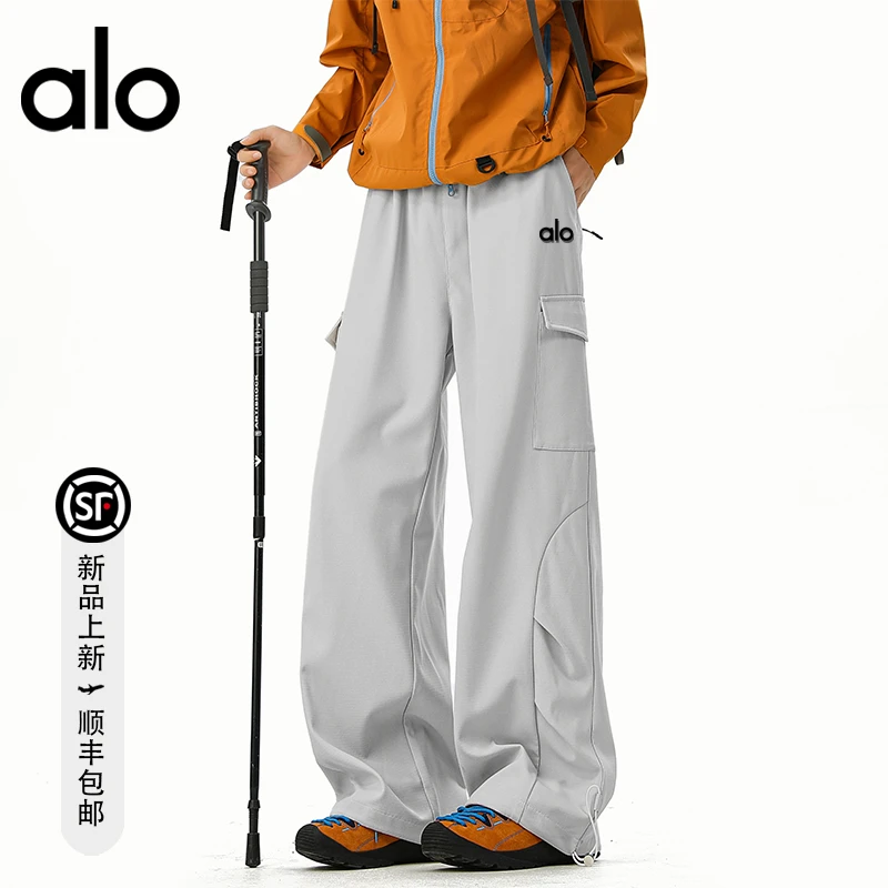 【官方奥特莱斯】品牌折扣 新款潮流拼接休闲裤宽松垂感工装裤男款