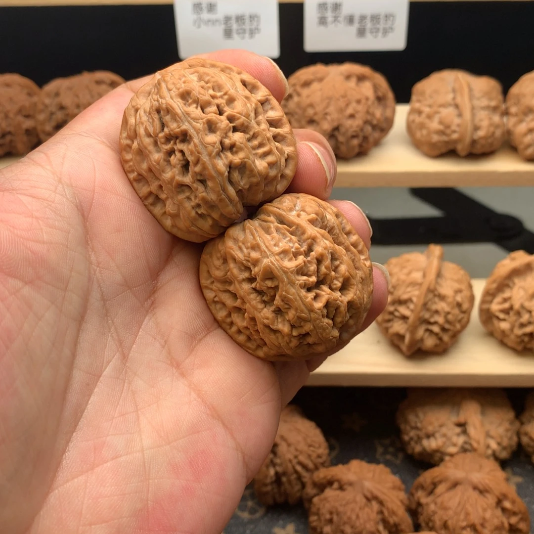 文玩核桃把件福利，38尺全品无修大粗筋