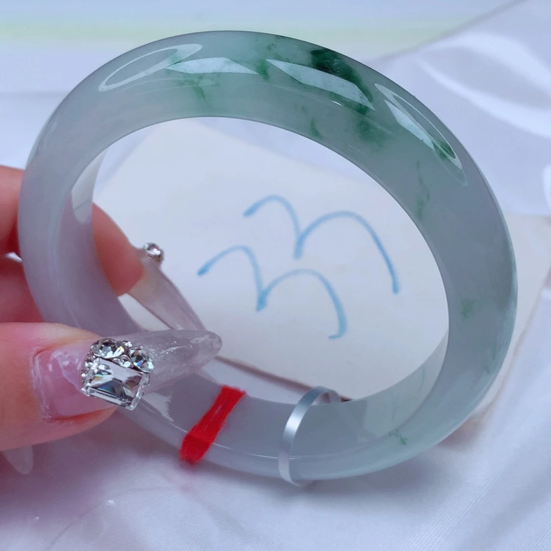 翡翠手镯未镶嵌天然缅甸翡翠A货手镯