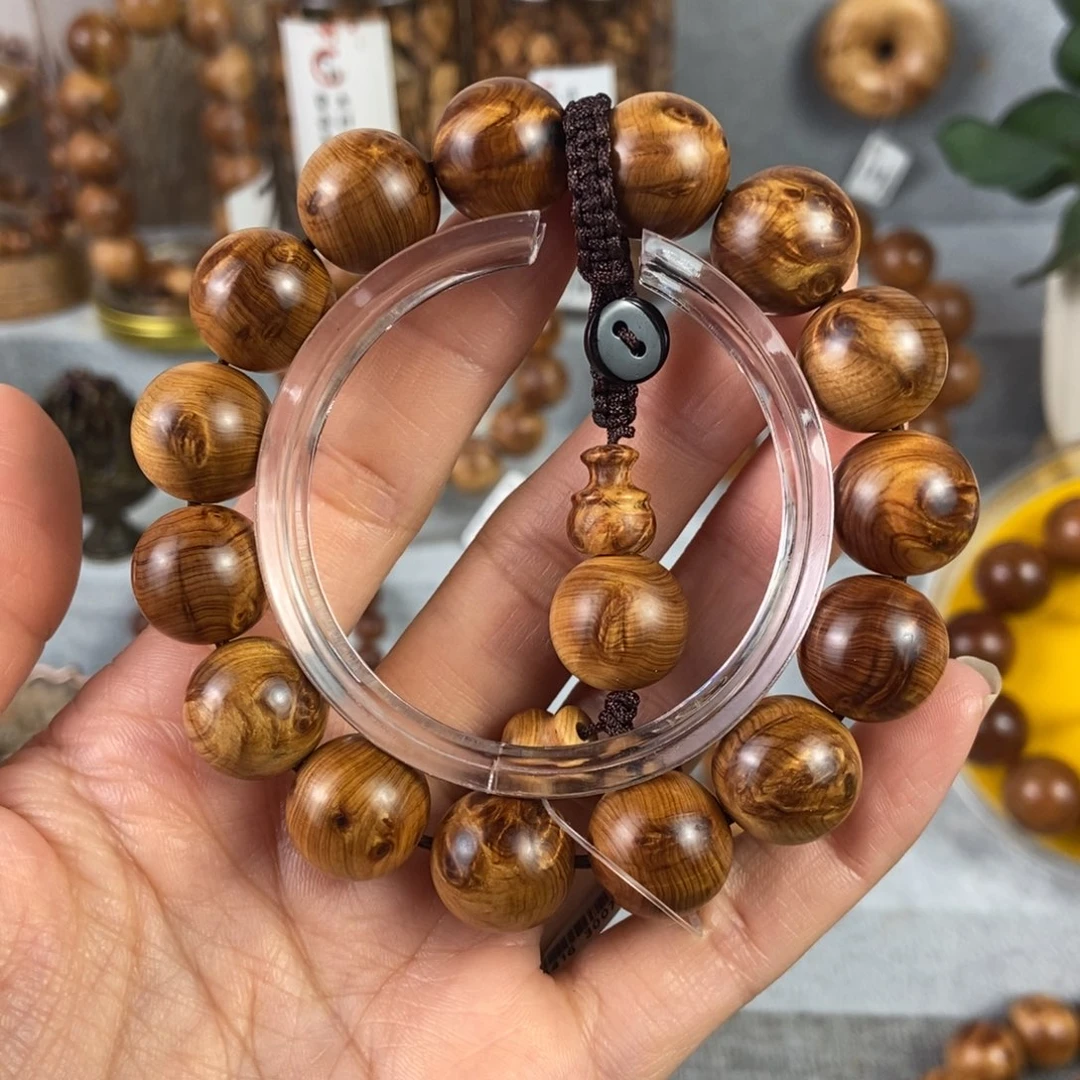 柏木（崖柏）手串/手链北太行高崖骨料瘤疤14甜奶香