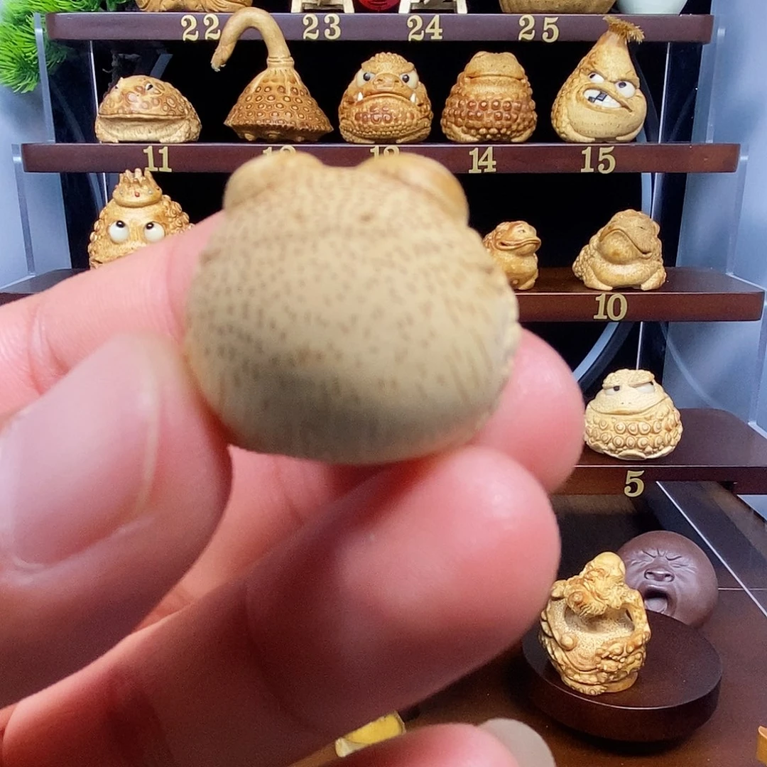 竹竹根雕文玩手把件手捻