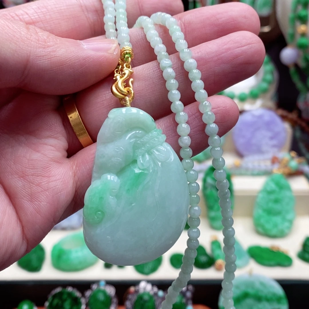 颈饰未镶嵌翡翠翡翠吊坠