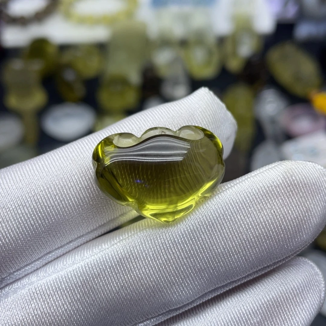 黄晶吊坠(赠链)未镶嵌