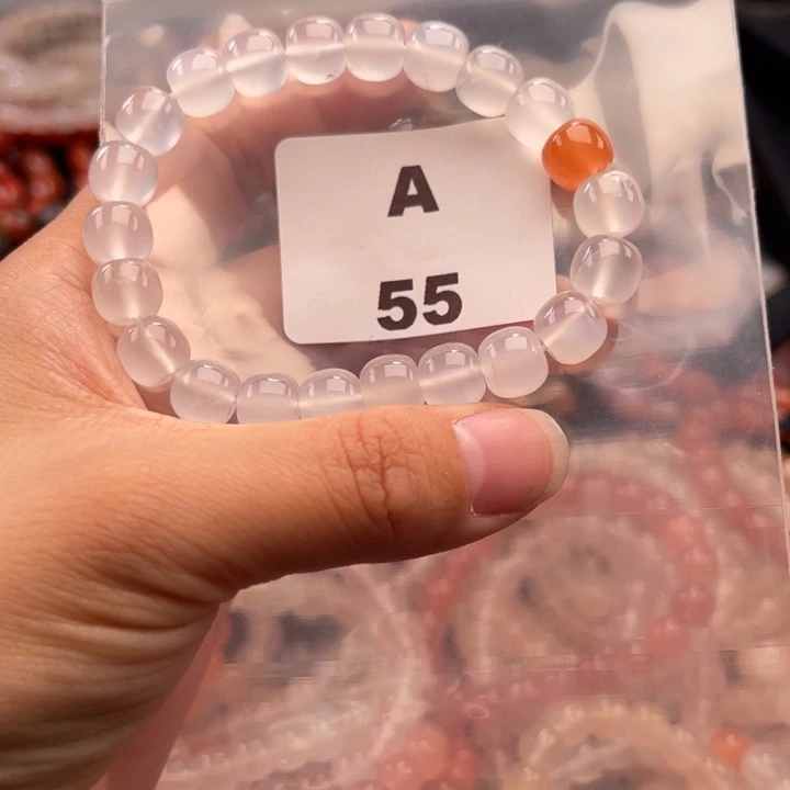 南红玛瑙未镶嵌多样性发货默认微瑕称重9mm