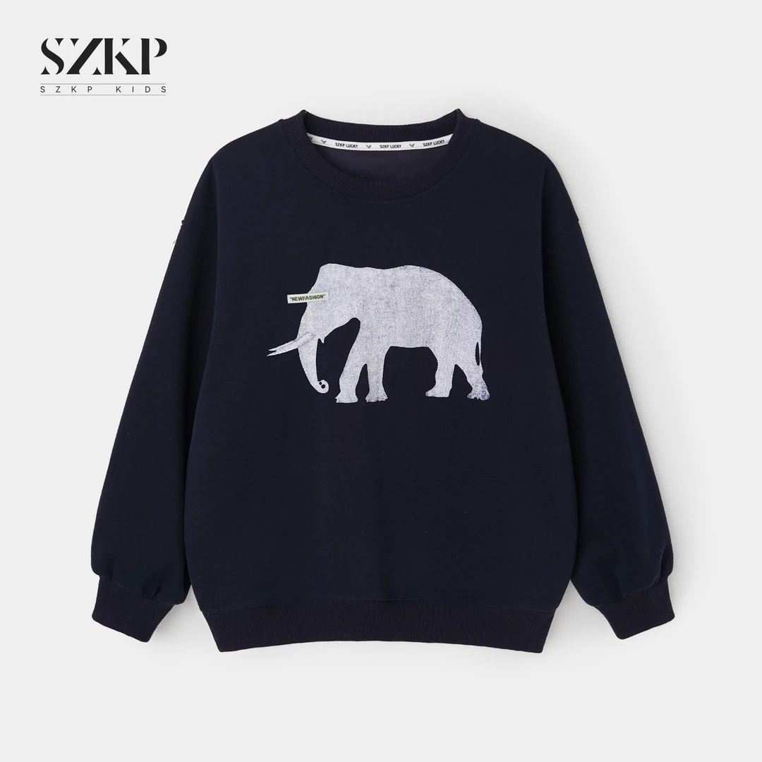 SZKP秋季新款女童装休闲上衣中大童时尚洋气儿童卫衣YNYQ553290