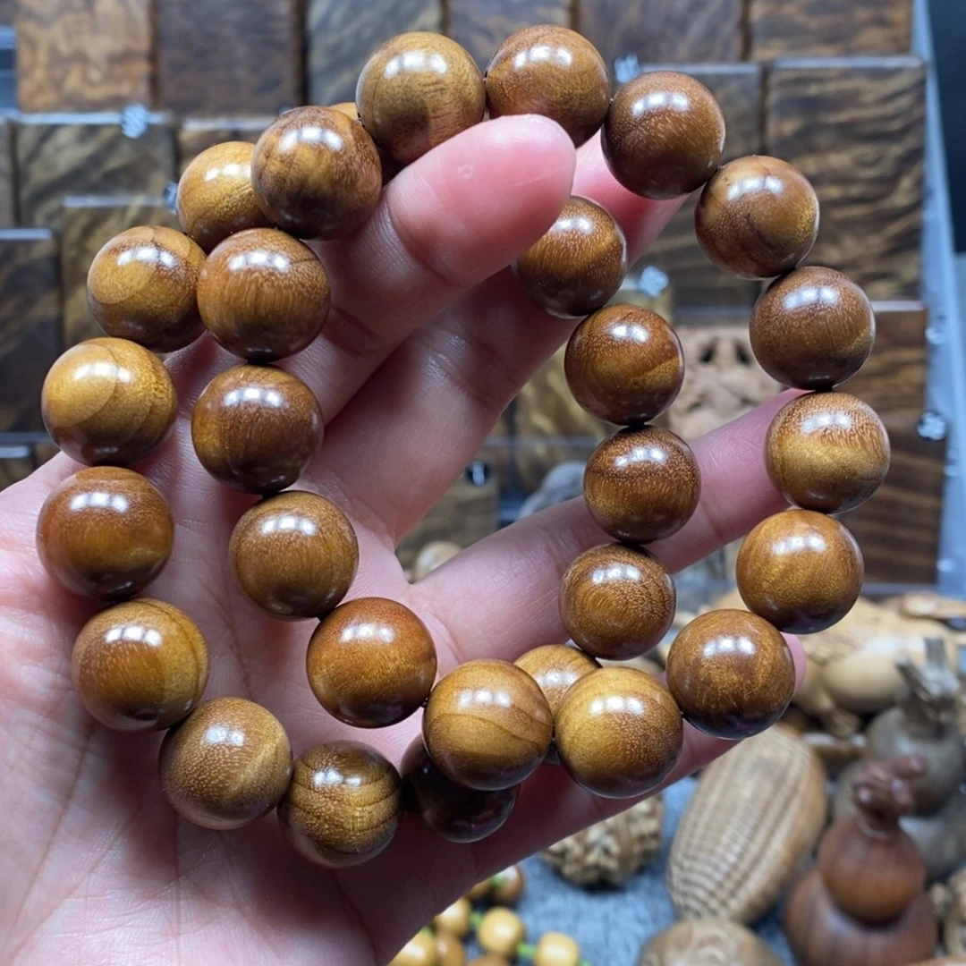 金丝楠小叶桢楠手串1.5