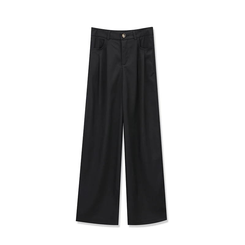 【云云专属】HK8801 高级感抗皱垂感显瘦西装直筒裤