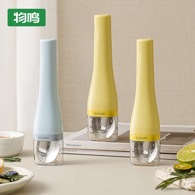 【物鸣】316L不锈钢一人食餐具套盒 勺子+筷子