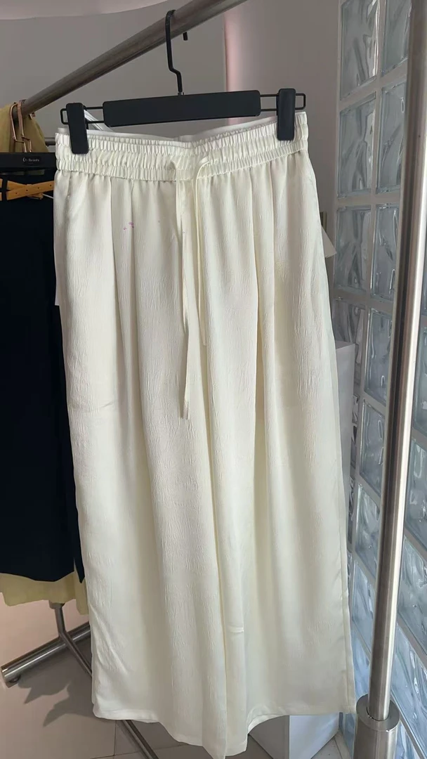 唐琪女装【5151】休闲抽绳松紧阔腿裤