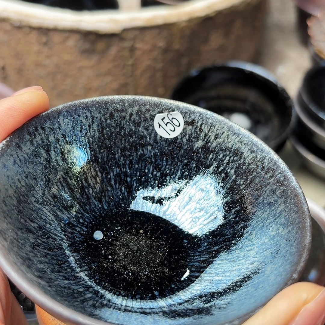 茶盏义兴龙窑建盏156微瑕