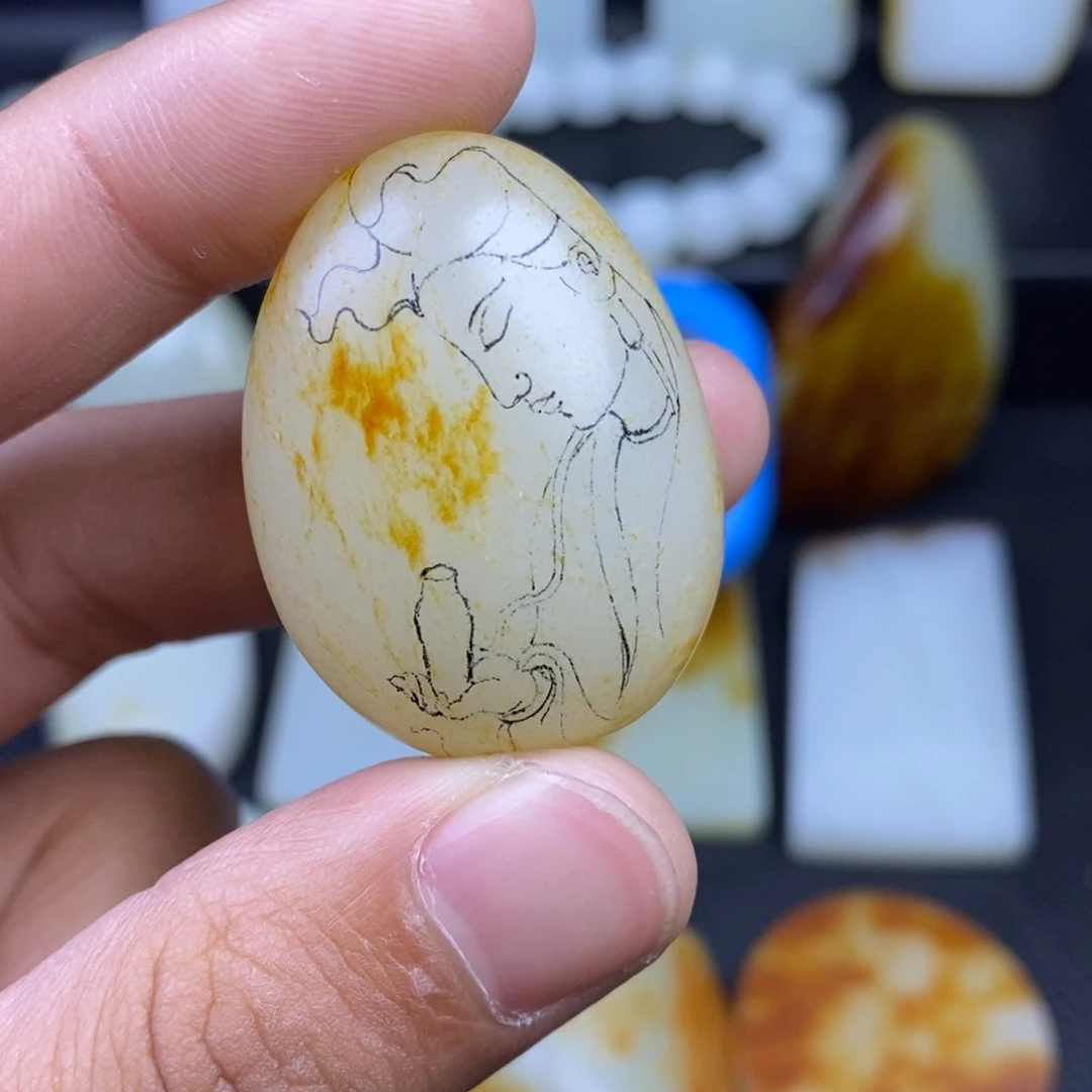 未镶嵌吊坠定制和田玉昊*哥