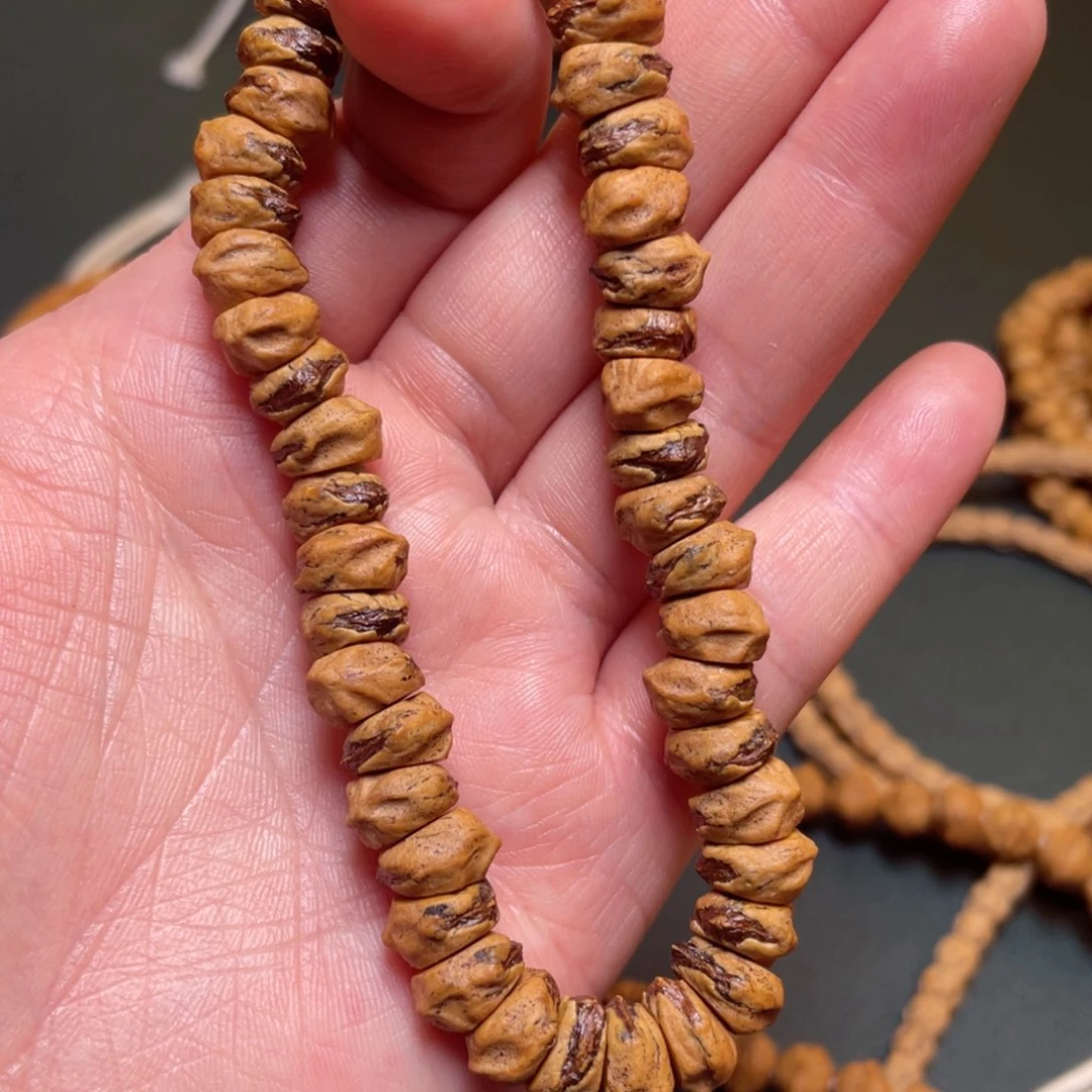 柏香籽/百香籽吊坠藏式横打大肠单圈