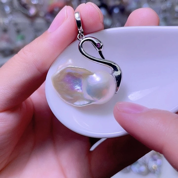 颈饰合金淡水珍珠27