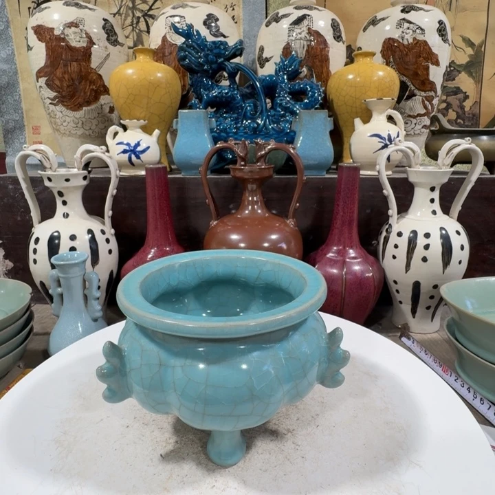 茶盏手工制作陶瓷摆件