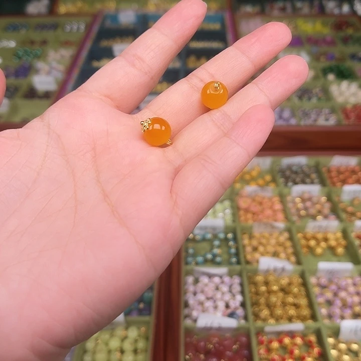 珐琅非遗传承手工圆珠扣
