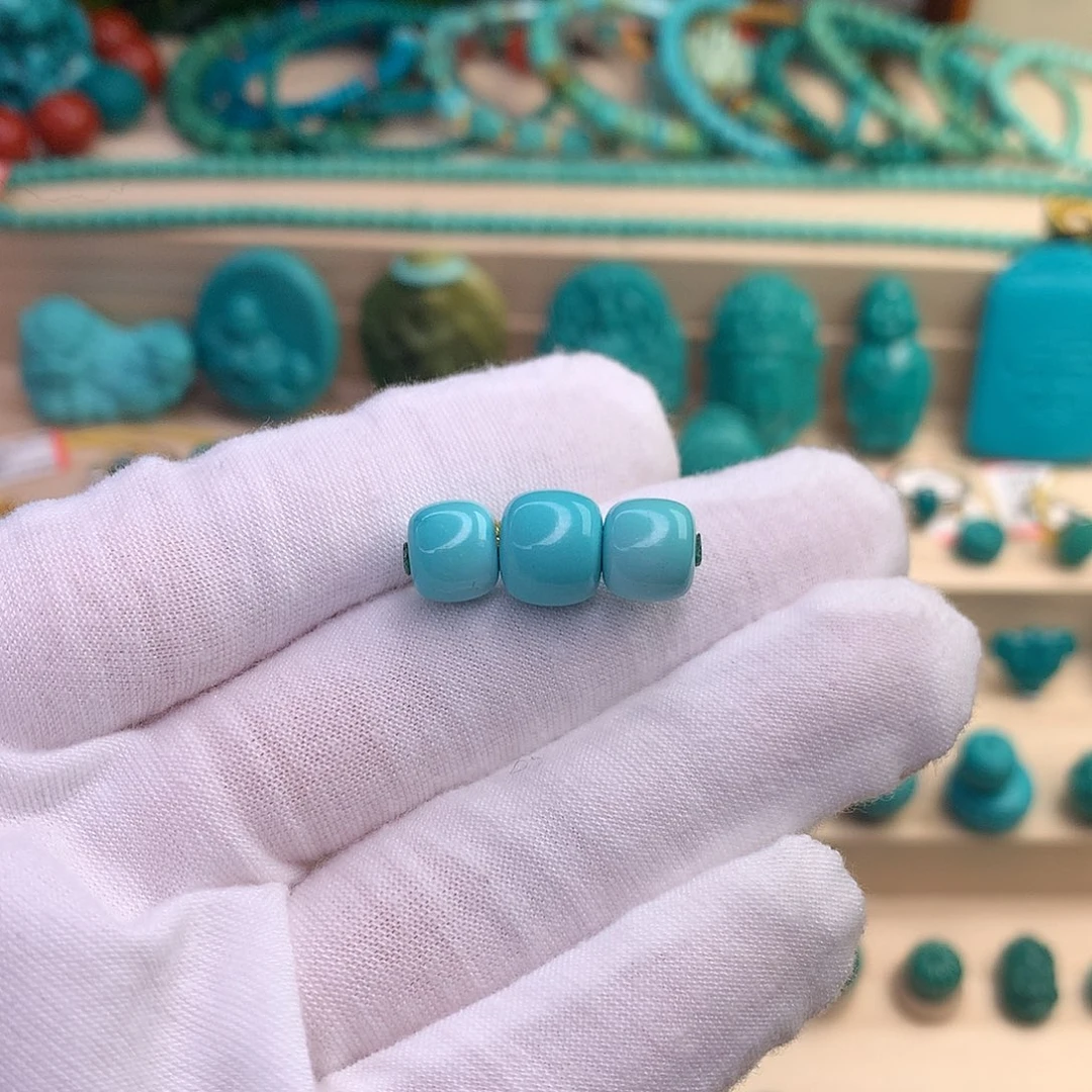 绿松石珠宝半成品未镶嵌