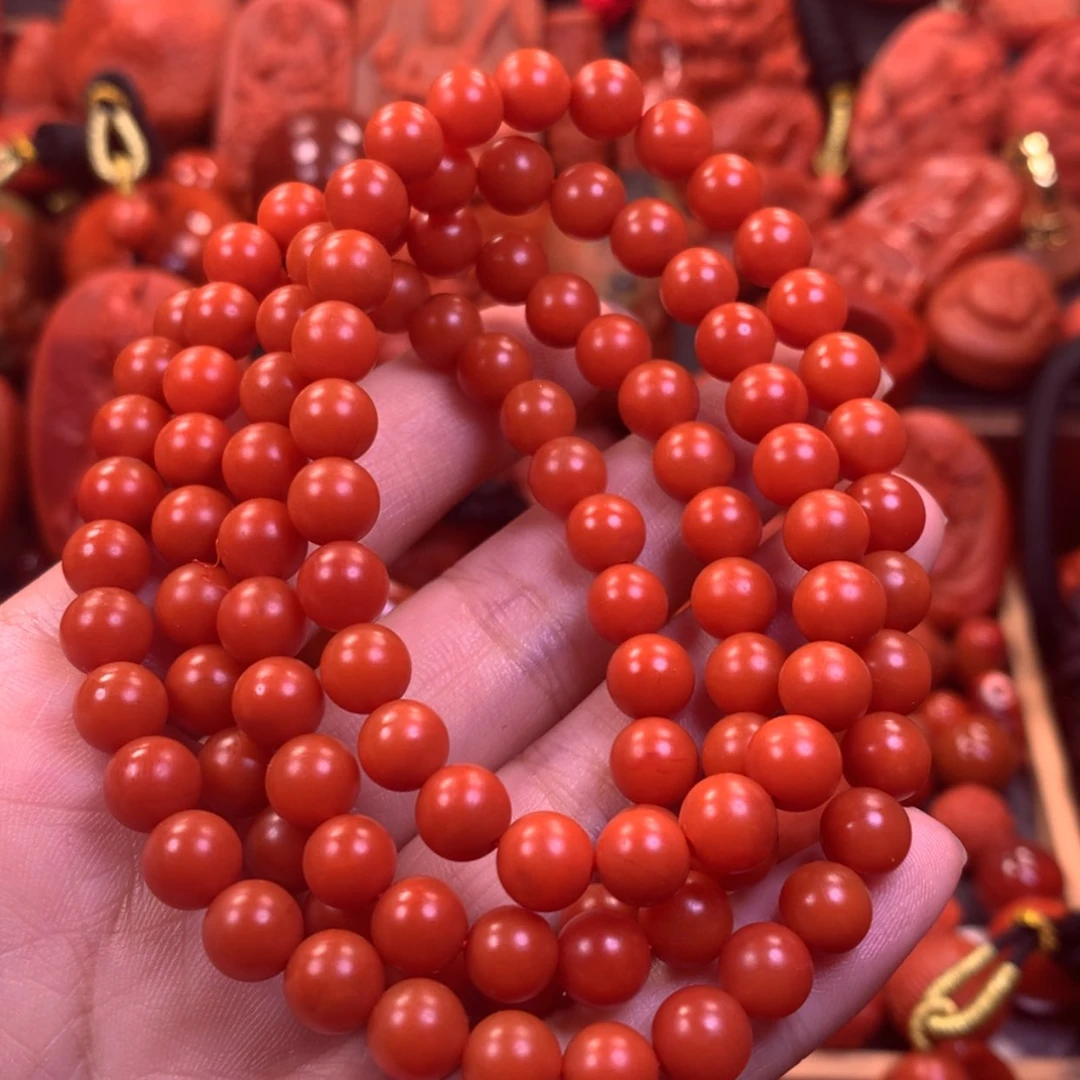 【闪购商品】未镶嵌多圈南红玛瑙