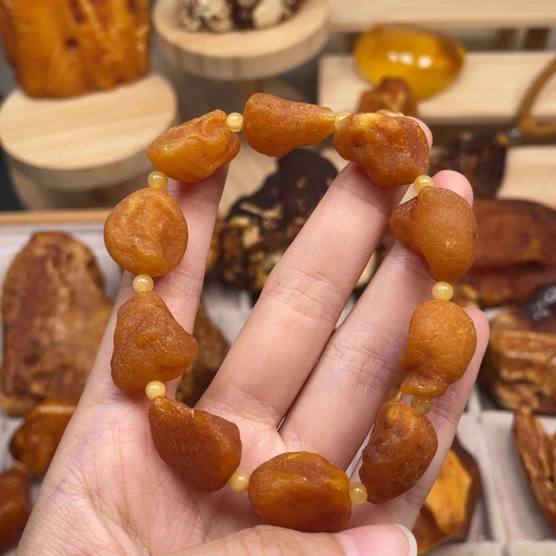 琥珀未镶嵌珠宝奇石