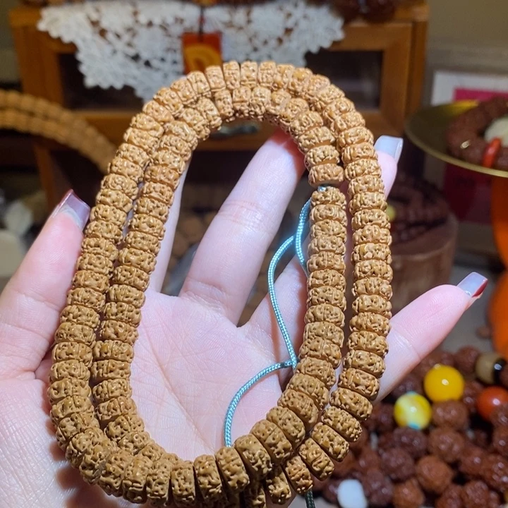 金刚菩提手串9+原籽纯血老树王藏切108一物