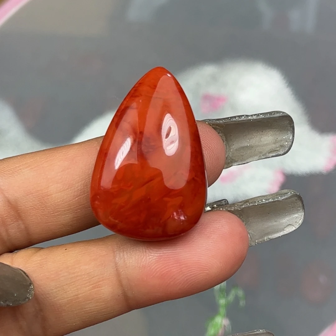 南红玛瑙未镶嵌吊坠