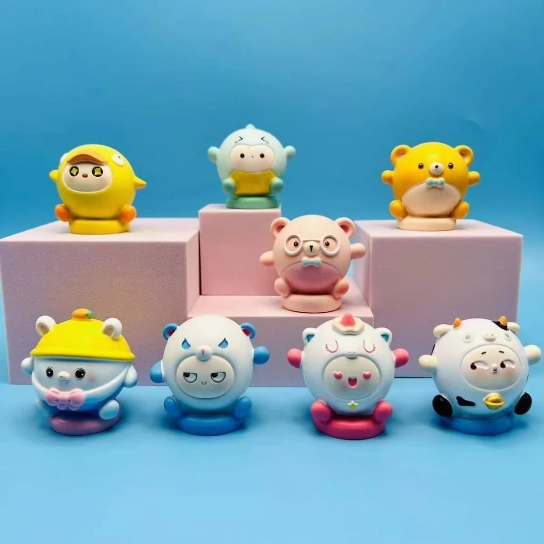 【新疆包邮】儿童涂鸦好玩蛋仔石膏娃娃8个